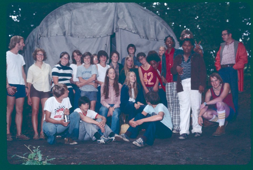 Senior High Boating 1978 on slide